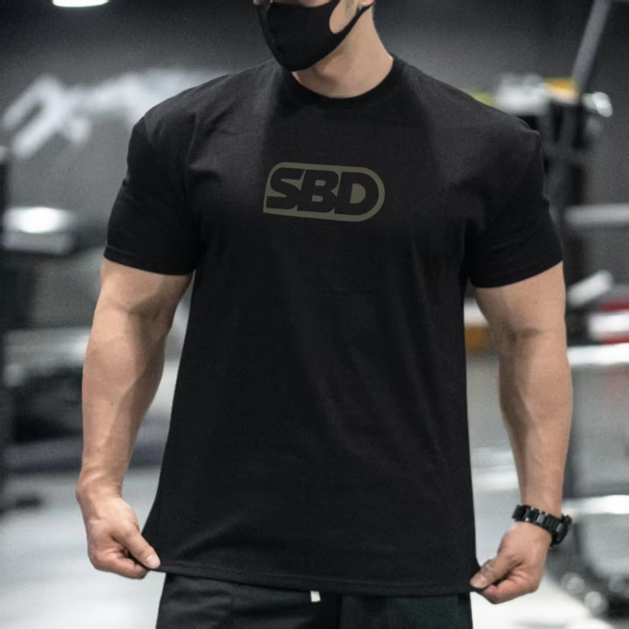 SBD Powerlifting Training Blac - đánh giá và giá Streetwear Brand Red Logo